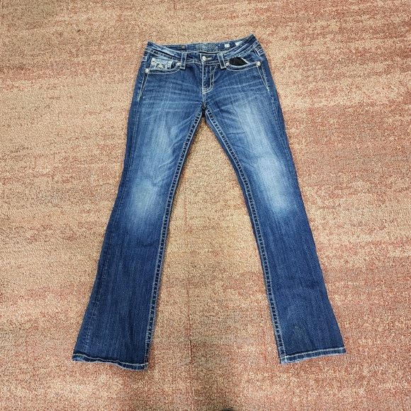 Miss Me Signature Rise Boot Cut Jeans Size 29 - Picture 4 of 10